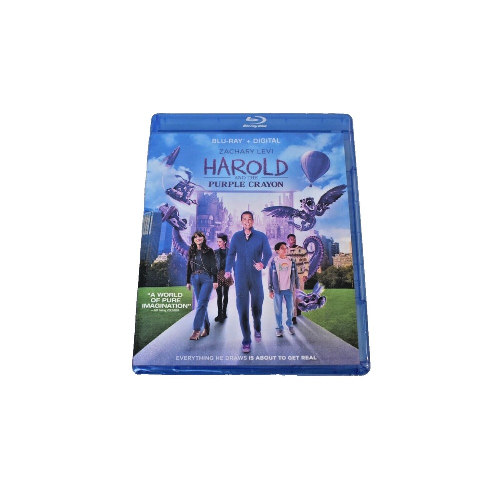 Harold and the Purple Crayon (Blu-ray, 2024) Sealed, New.
